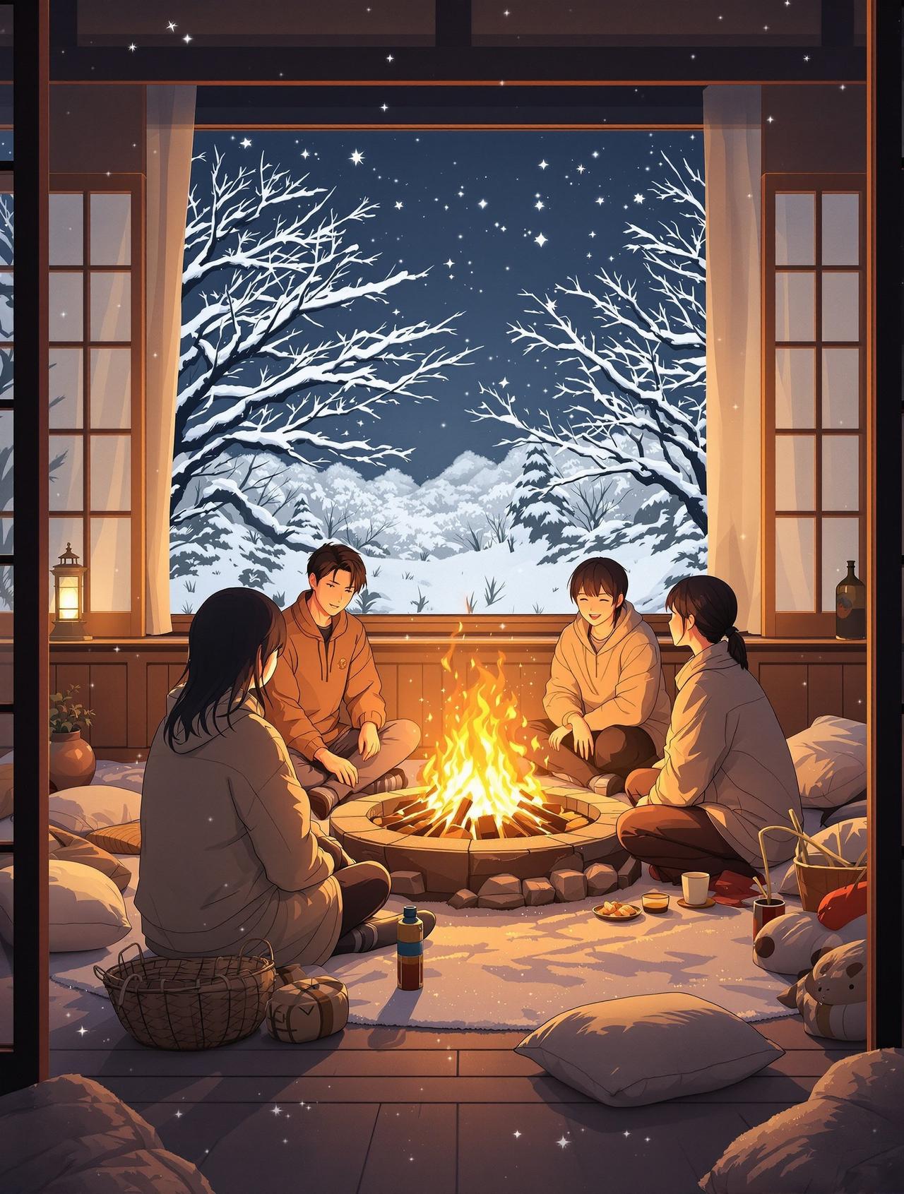 看短剧的免费平台 围炉夜话 - 冬夜温暖物语，友谊物语治愈短剧排行榜